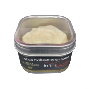 Lotion hydratante en barre