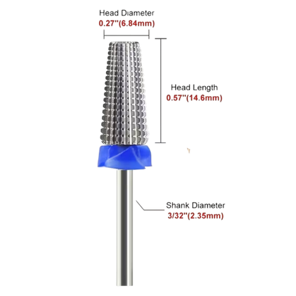 Embout au carbure moyen conique 6.8mm