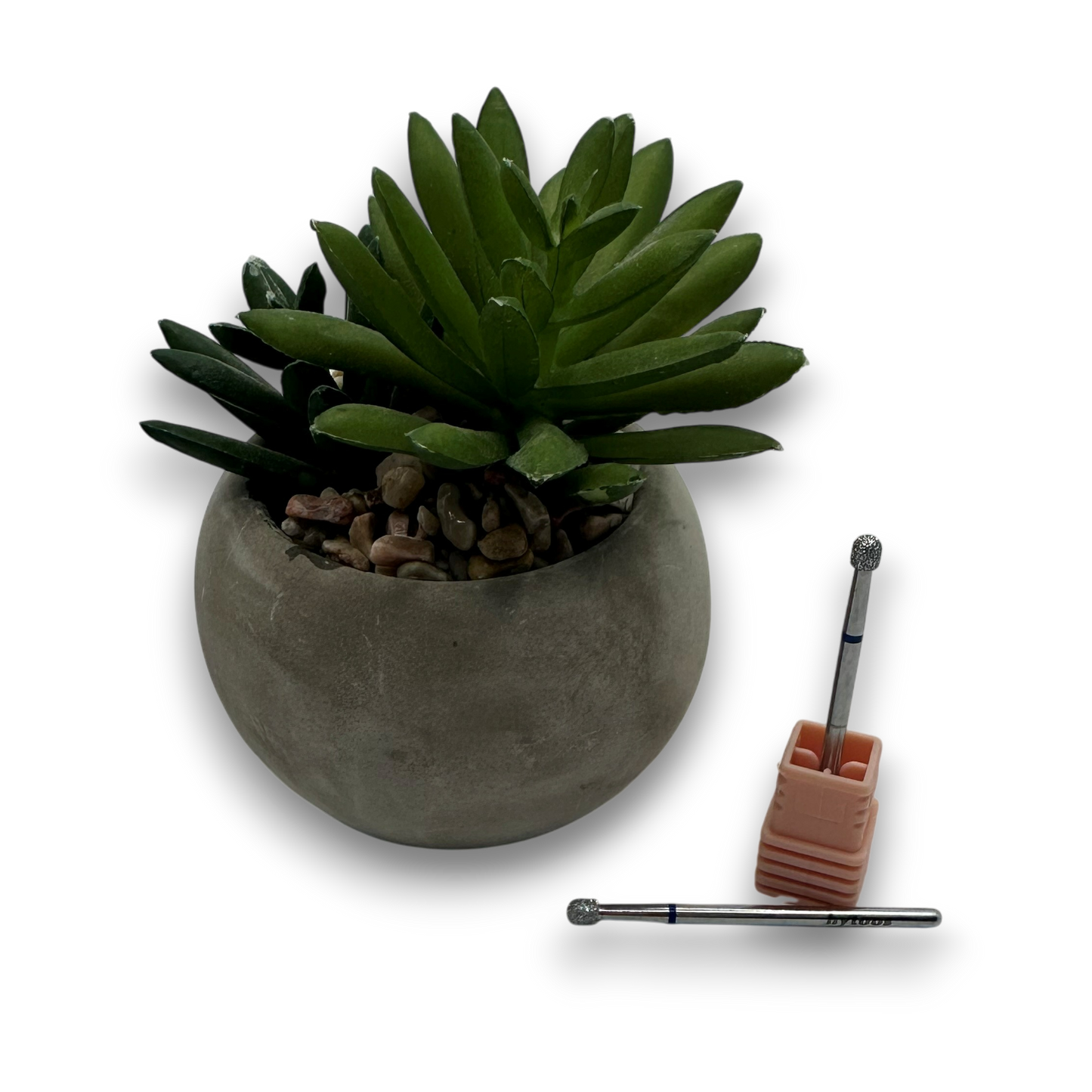 Embout au diamant moyen cylindre a tête ronde 3mm