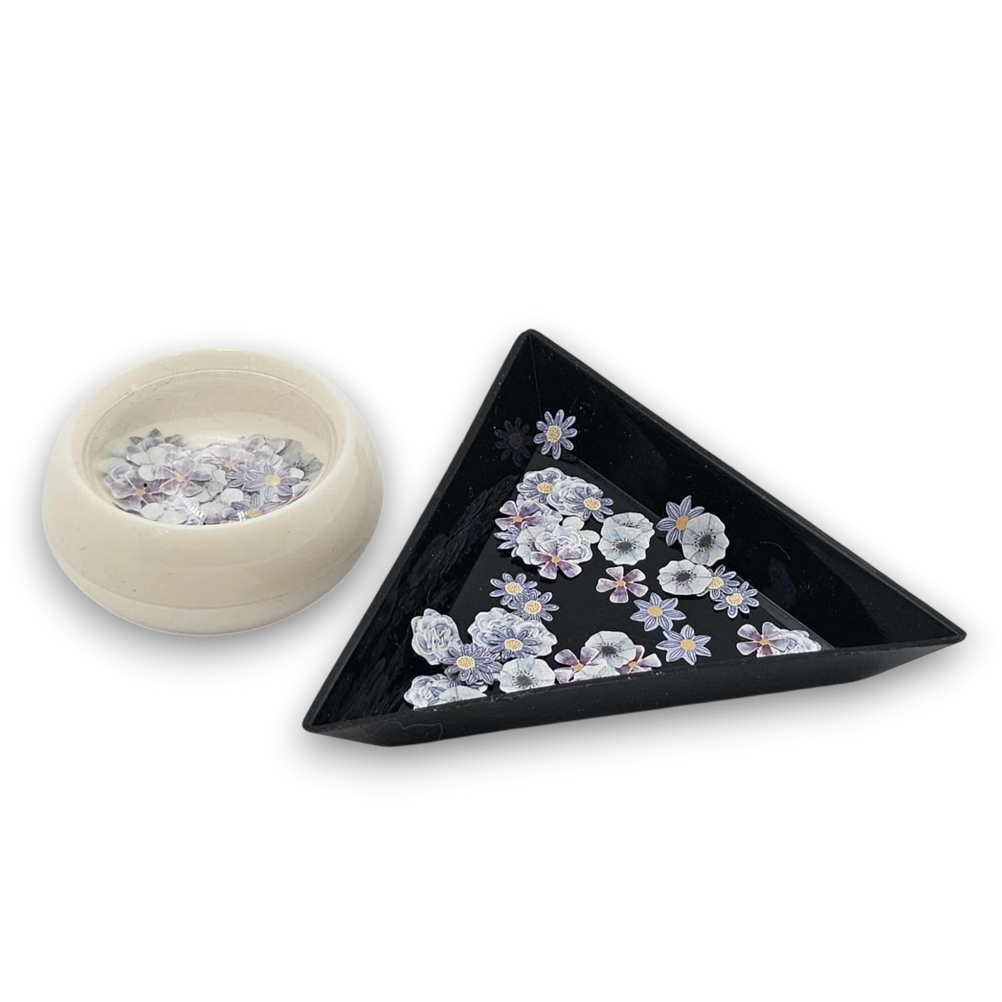 Boite à bijoux - Fleur bleue #29