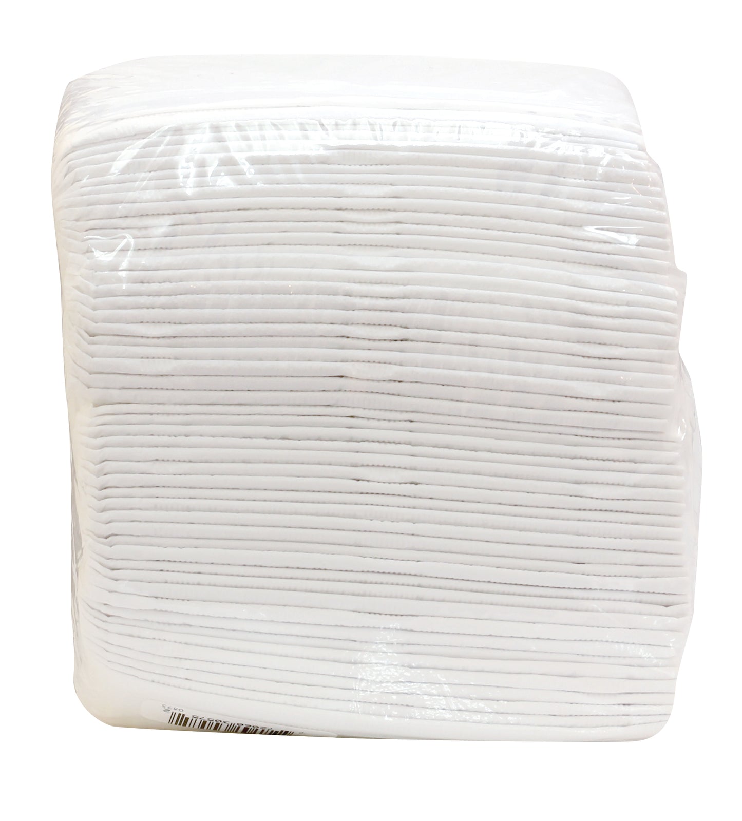 Serviette plastifiée blanc 50 unités