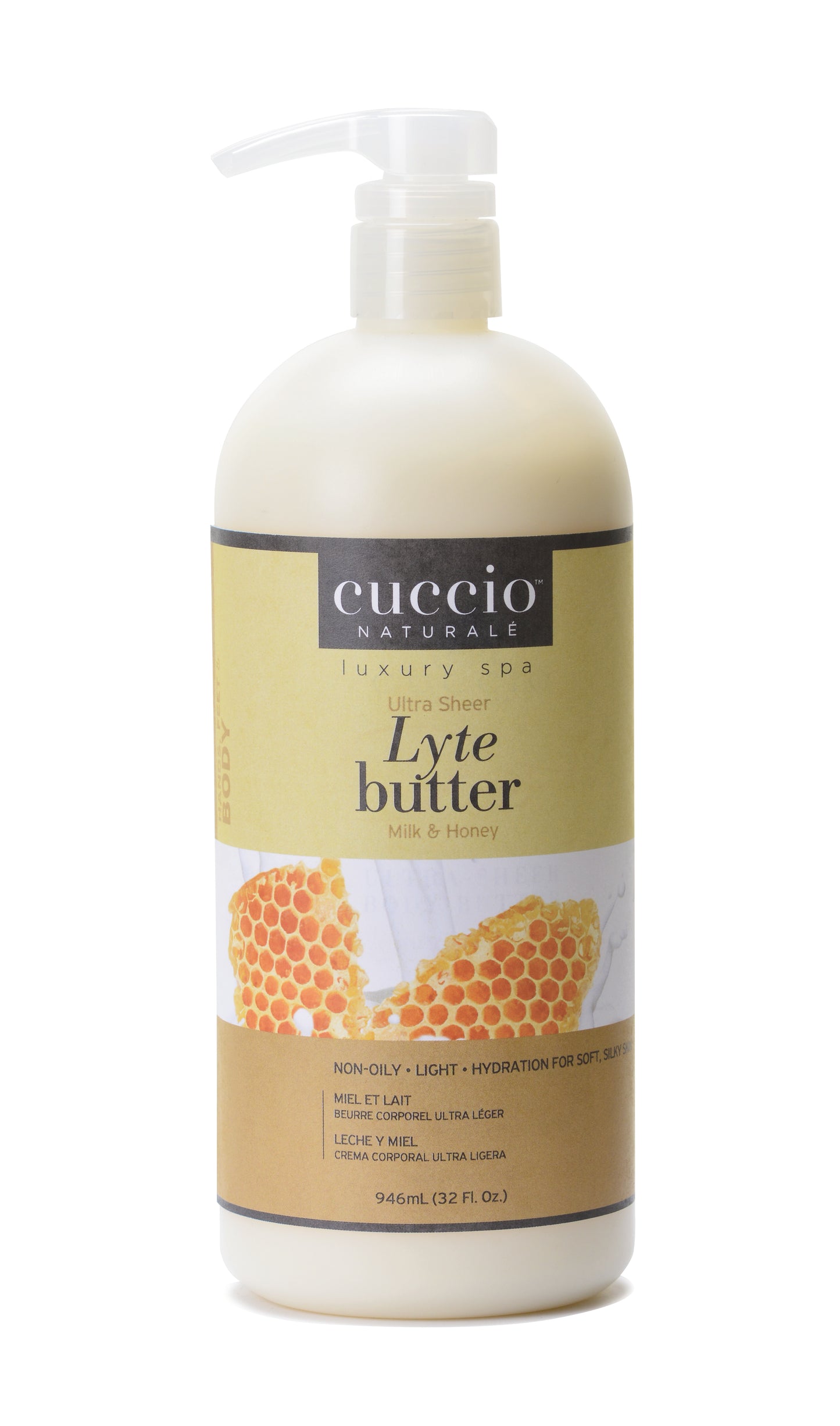 Beurre corporel Lyte - Miel et lait de soya 32 oz