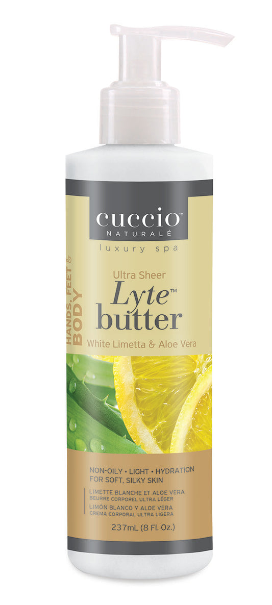 Beurre corporel Lyte - Limette blanche et aloe vera 8 oz